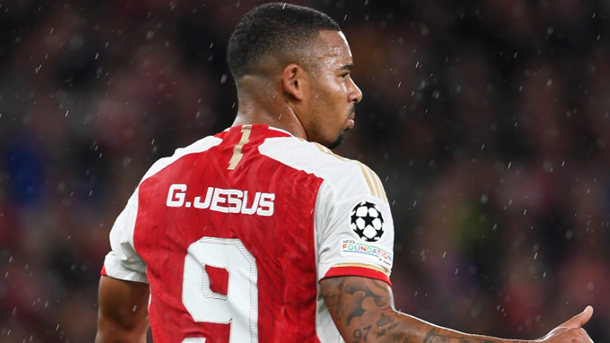 Gabriel Jesus marca em goleada do Arsenal diante do PSV